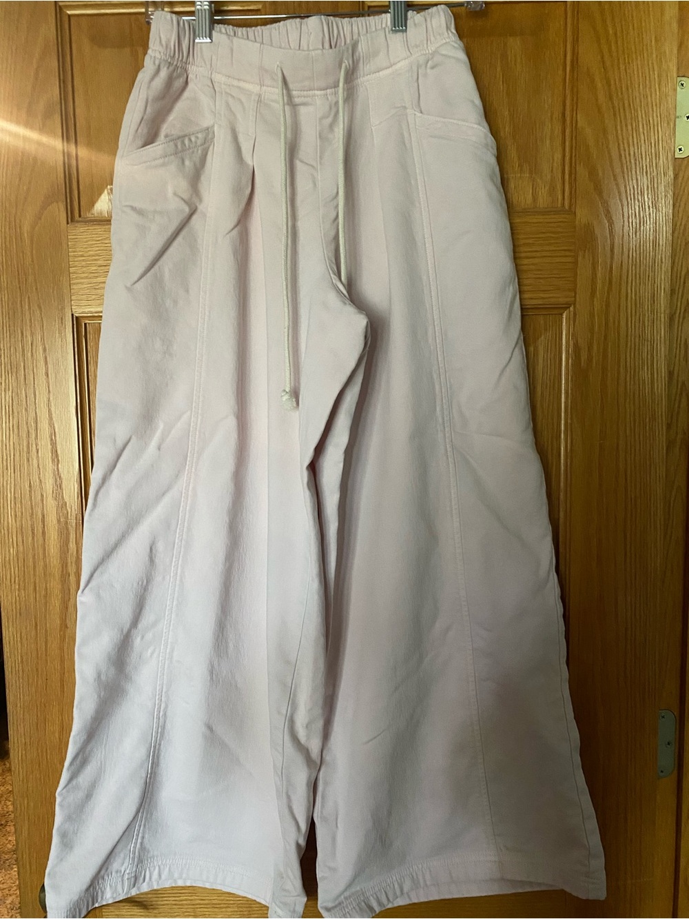 aerie Pale Pink Drawstring Joggers